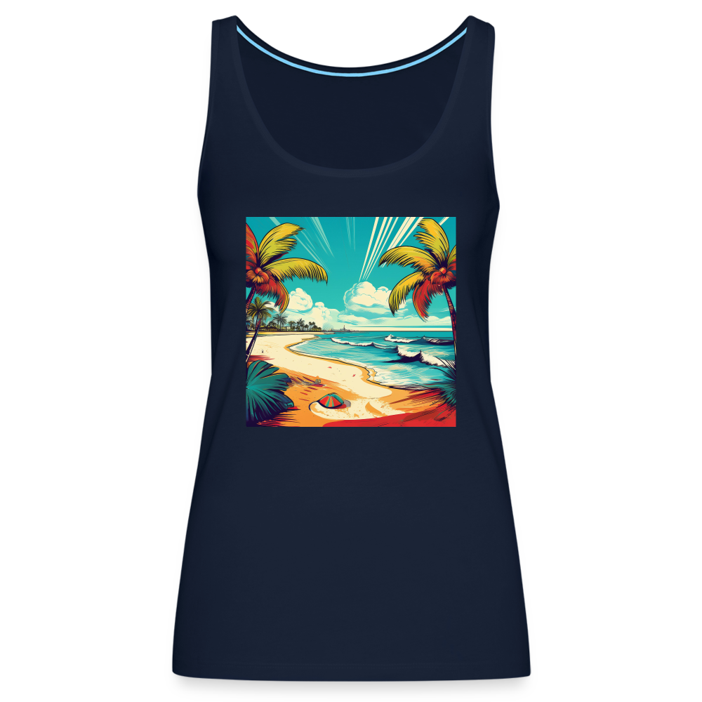 Tanktop Ladies Mexico "Paradise Tulum" - Navy