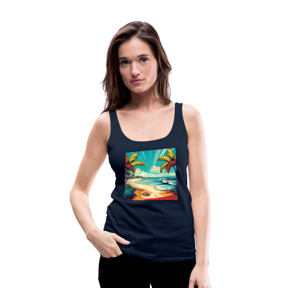 Tanktop Ladies Mexico "Paradise Tulum" - Navy