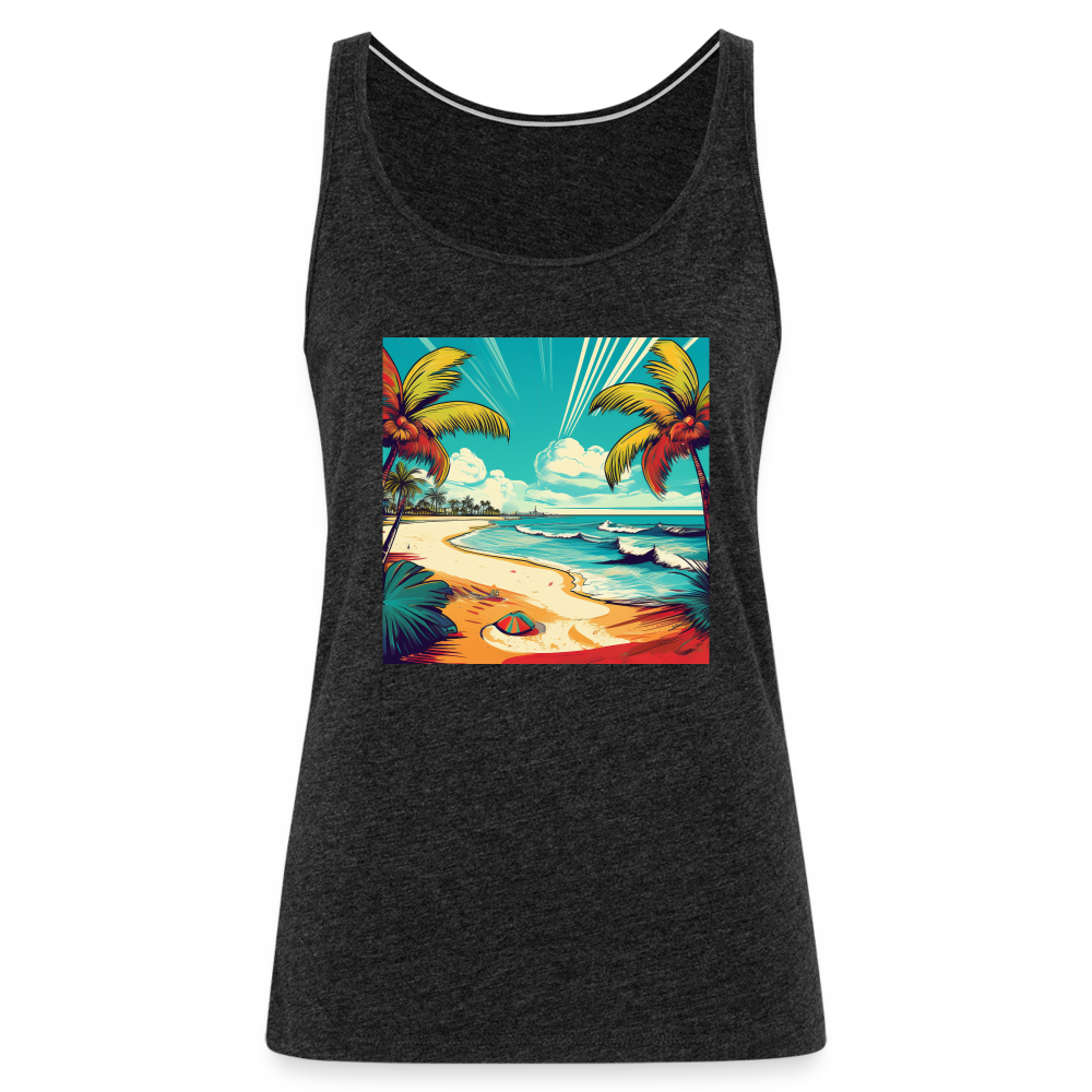 Tanktop Ladies Mexico "Paradise Tulum" - Anthrazit