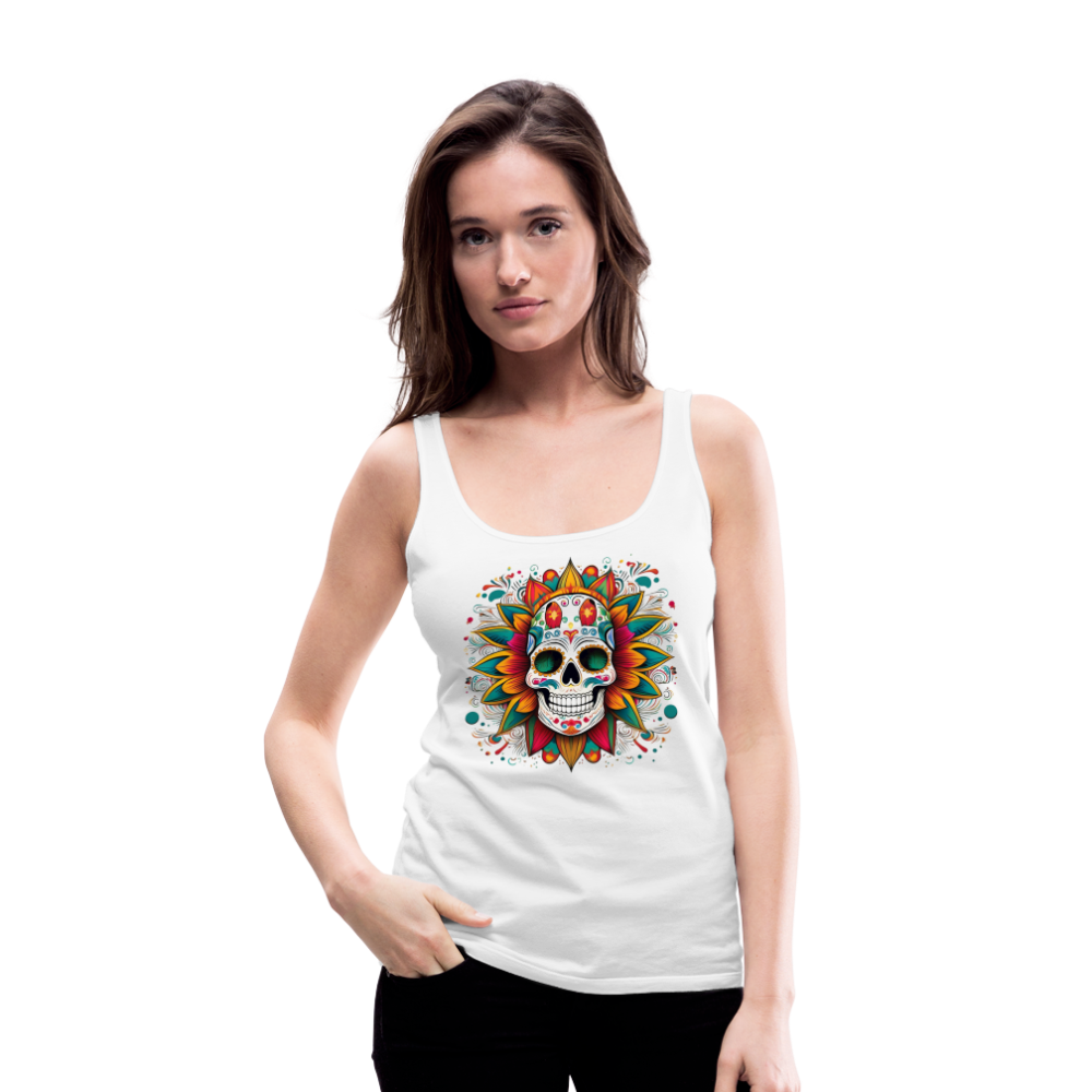 Tanktop Ladies Mexico "Craneo" - Weiß