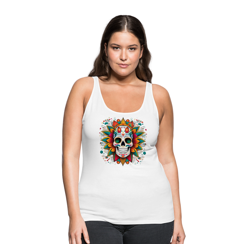 Tanktop Ladies Mexico "Craneo" - Weiß
