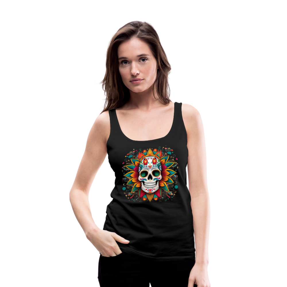 Tanktop Ladies Mexico "Craneo" - Schwarz