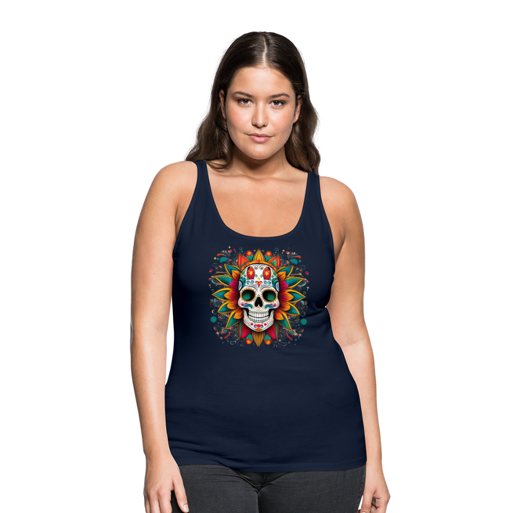 Tanktop Ladies Mexico "Craneo" - Navy