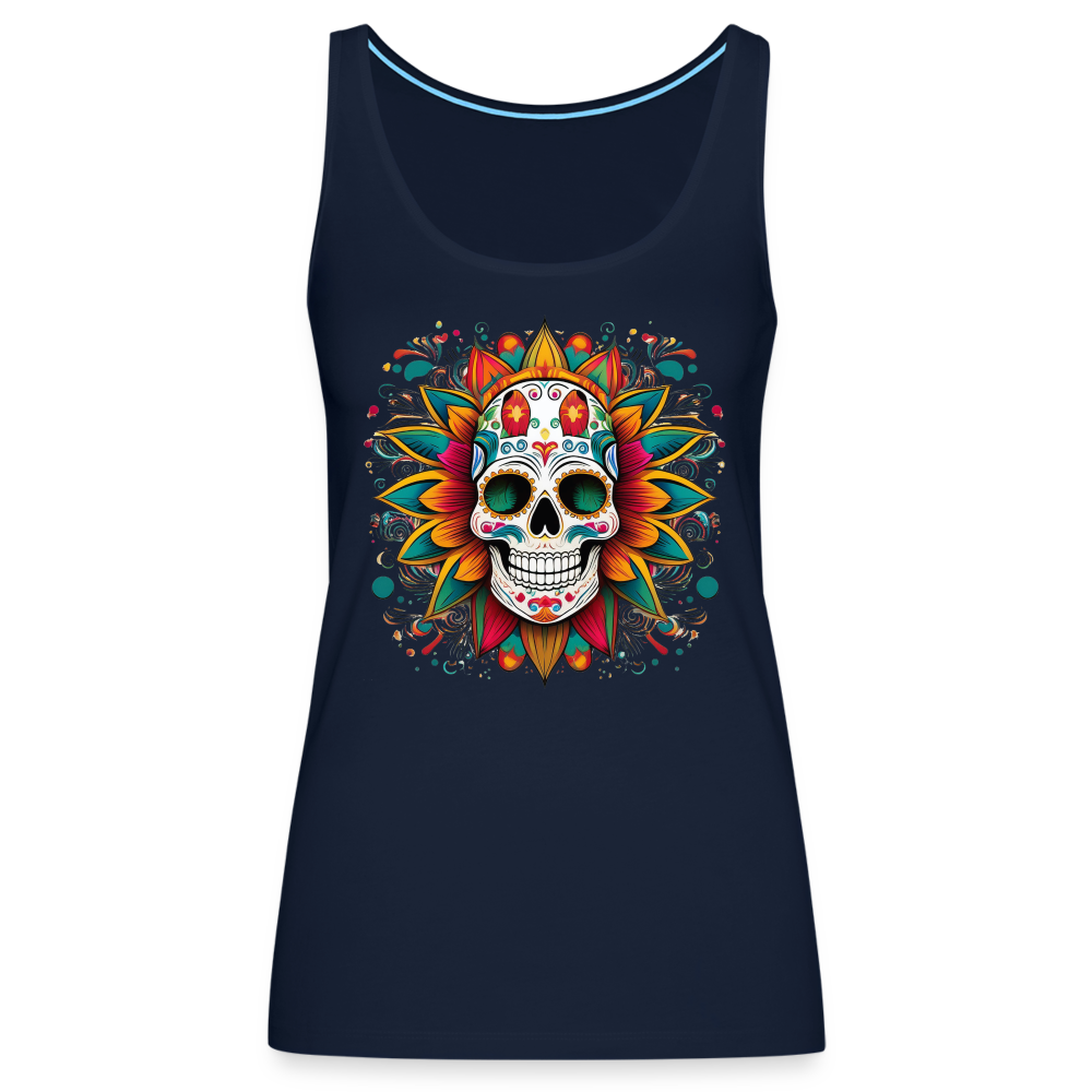 Tanktop Ladies Mexico "Craneo" - Navy