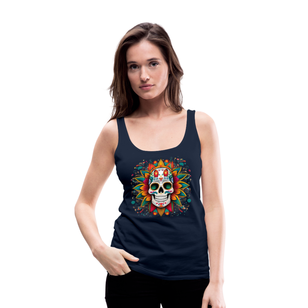 Tanktop Ladies Mexico "Craneo" - Navy