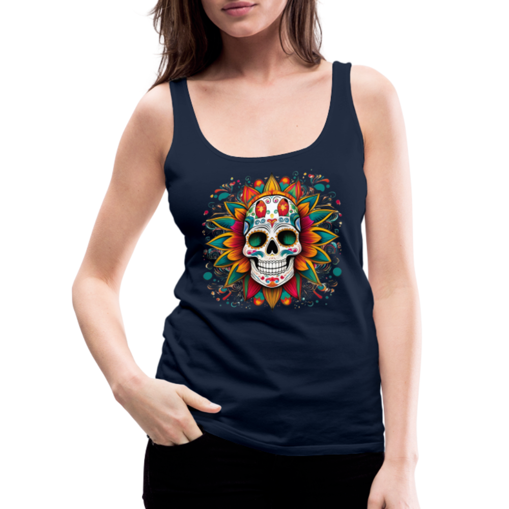 Tanktop Ladies Mexico "Craneo" - Navy