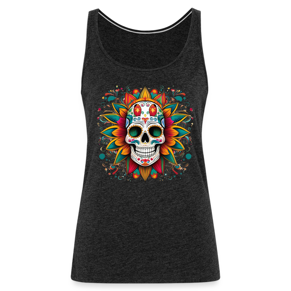 Tanktop Ladies Mexico "Craneo" - Anthrazit