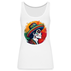 Tanktop Ladies Mexico "La Catrina Side" - Weiß