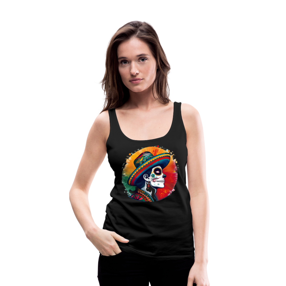 Tanktop Ladies Mexico "La Catrina Side" - Schwarz