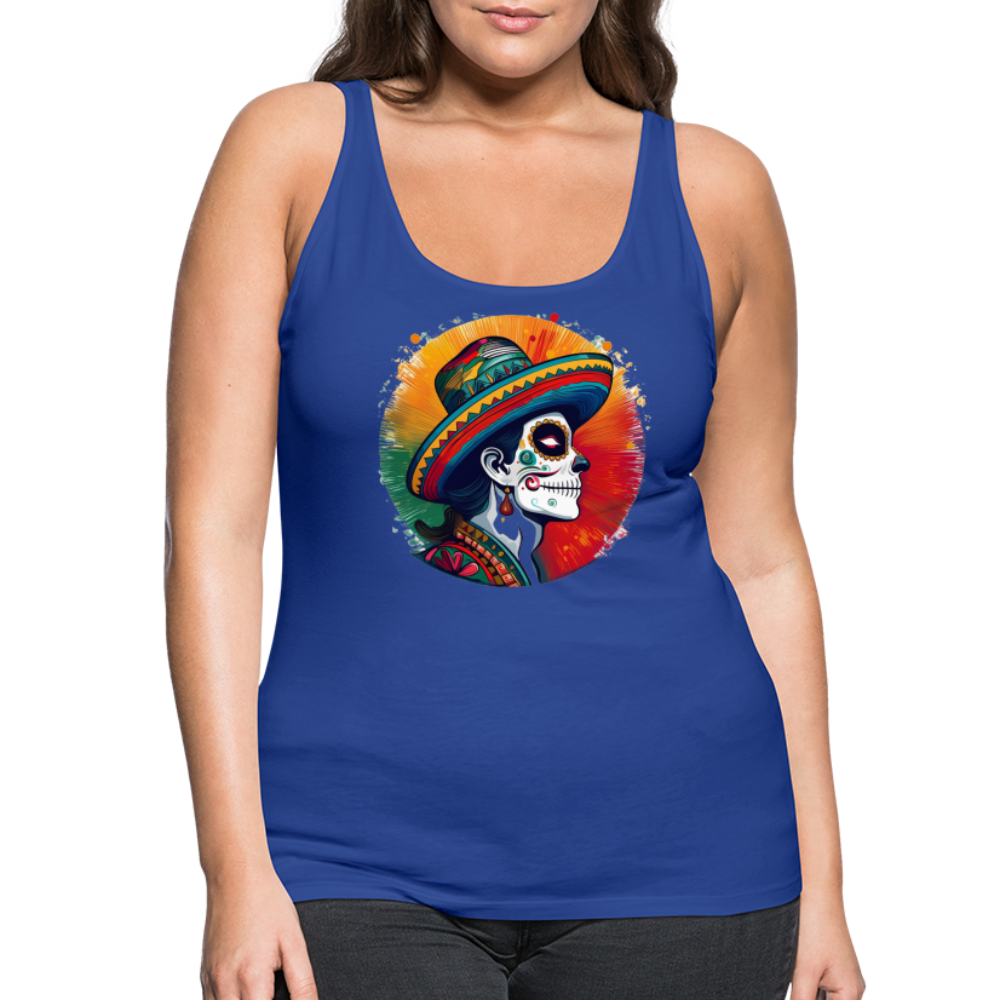 Tanktop Ladies Mexico "La Catrina Side" - Königsblau