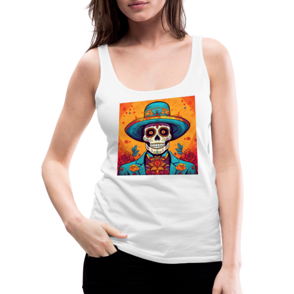 Tanktop Ladies Mexico "Hombre Muerto" - Weiß