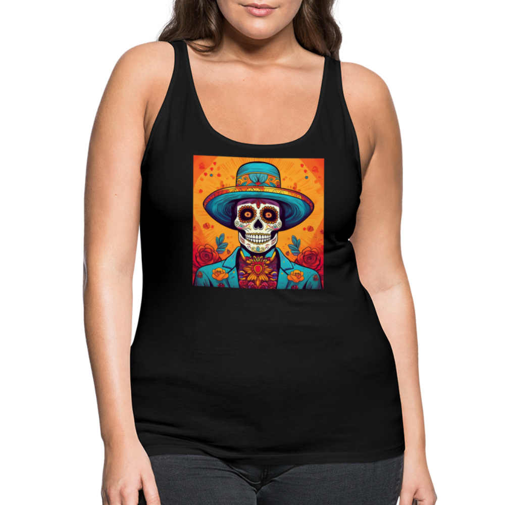 Tanktop Ladies Mexico "Hombre Muerto" - Schwarz