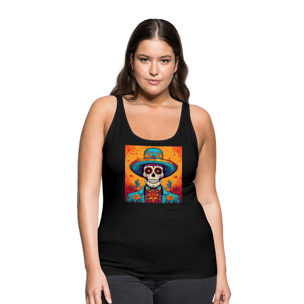 Tanktop Ladies Mexico "Hombre Muerto" - Schwarz