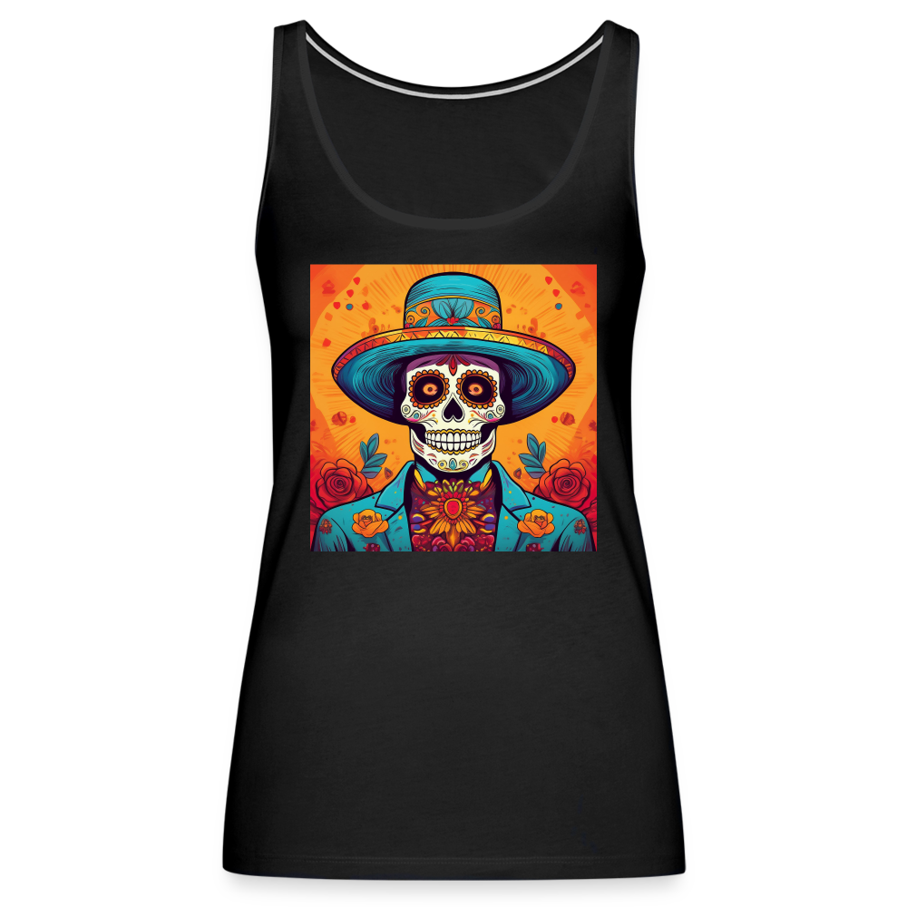 Tanktop Ladies Mexico "Hombre Muerto" - Schwarz