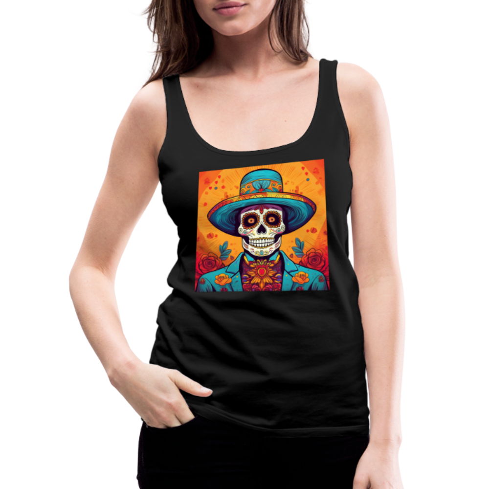 Tanktop Ladies Mexico "Hombre Muerto" - Schwarz