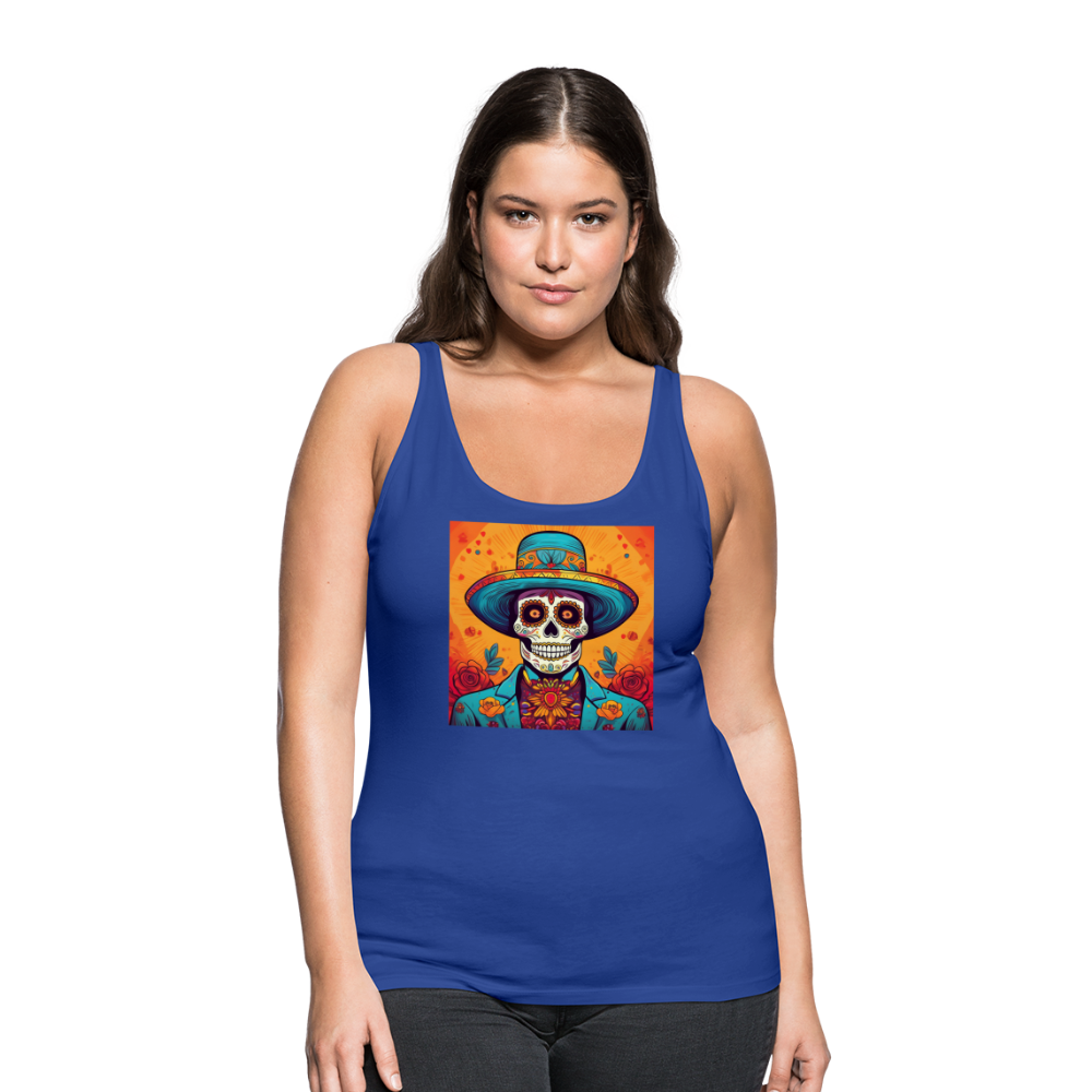 Tanktop Ladies Mexico "Hombre Muerto" - Königsblau