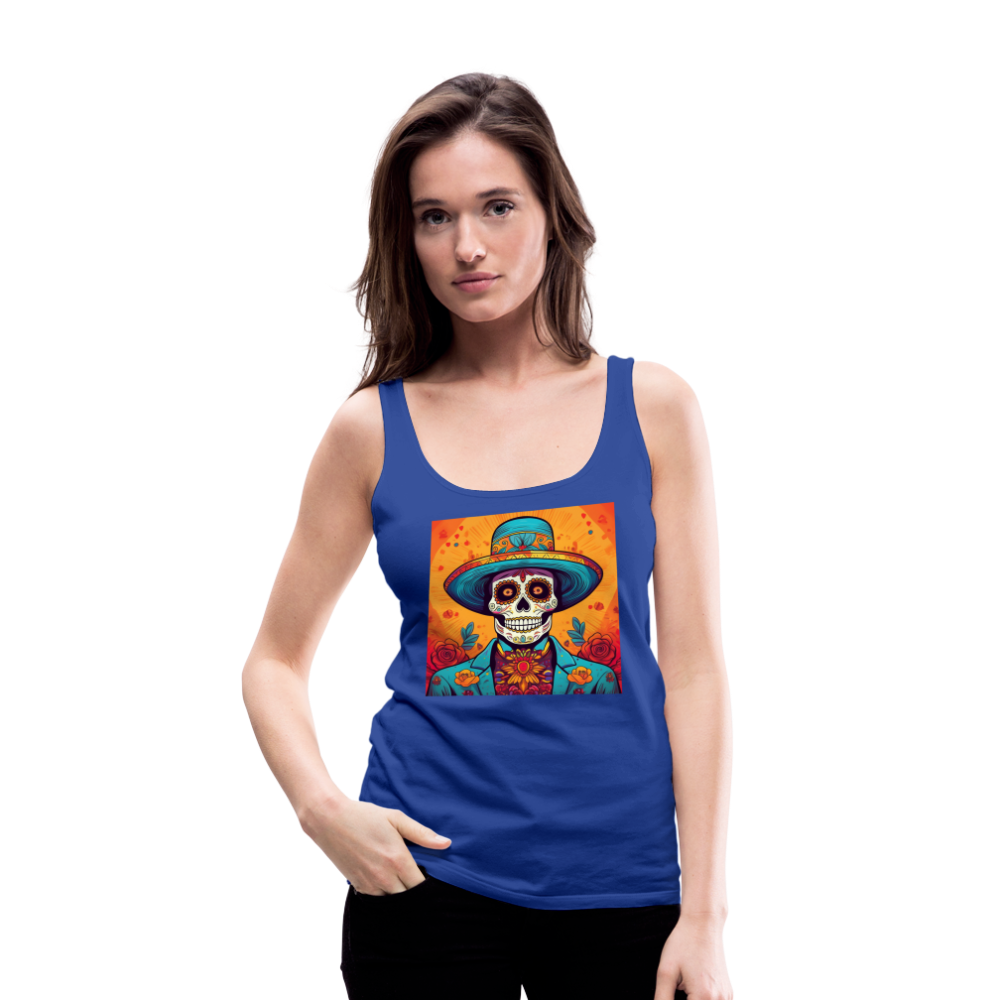 Tanktop Ladies Mexico "Hombre Muerto" - Königsblau