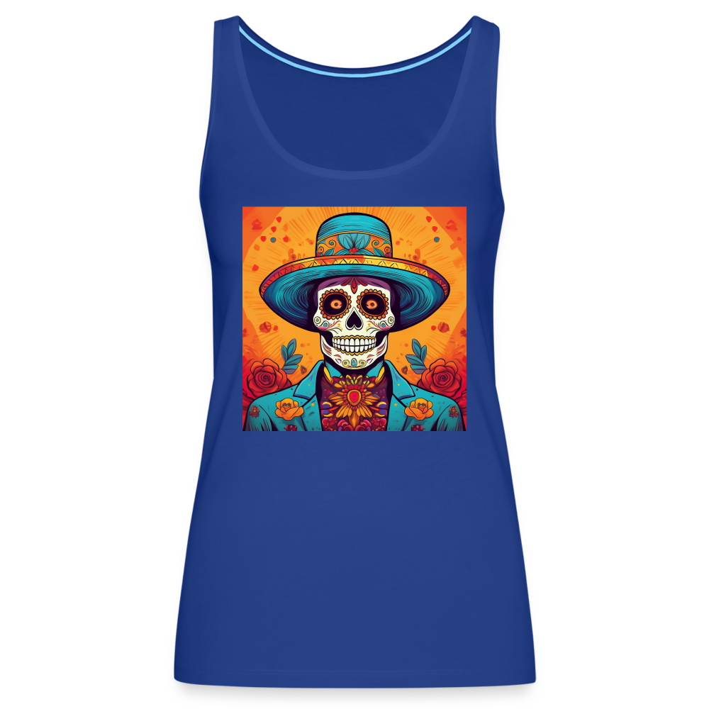 Tanktop Ladies Mexico "Hombre Muerto" - Königsblau