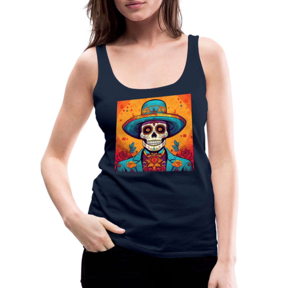 Tanktop Ladies Mexico "Hombre Muerto" - Navy