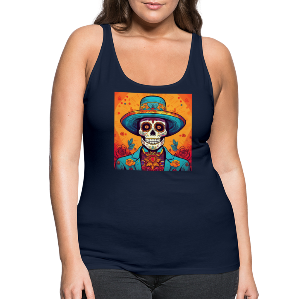 Tanktop Ladies Mexico "Hombre Muerto" - Navy