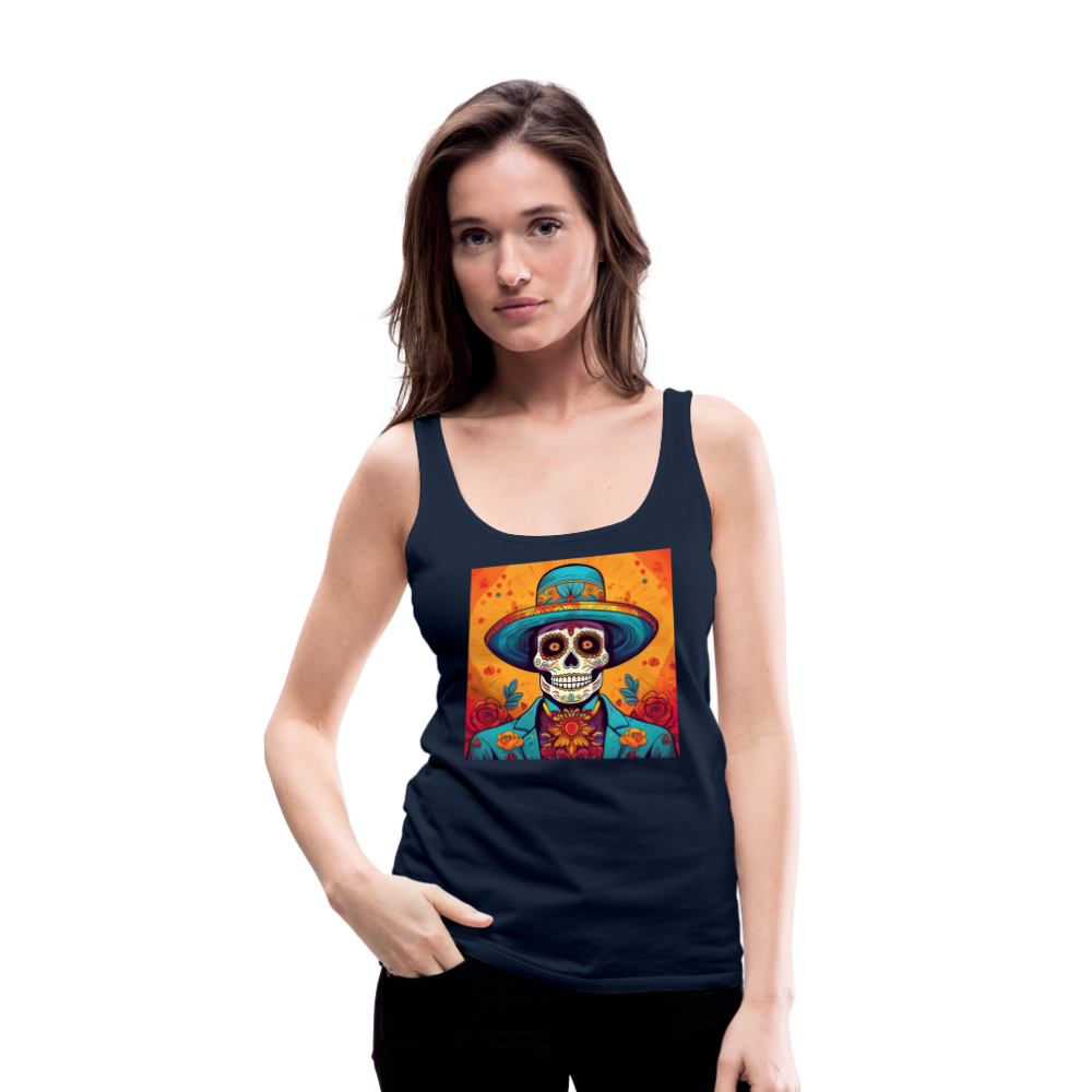 Tanktop Ladies Mexico "Hombre Muerto" - Navy