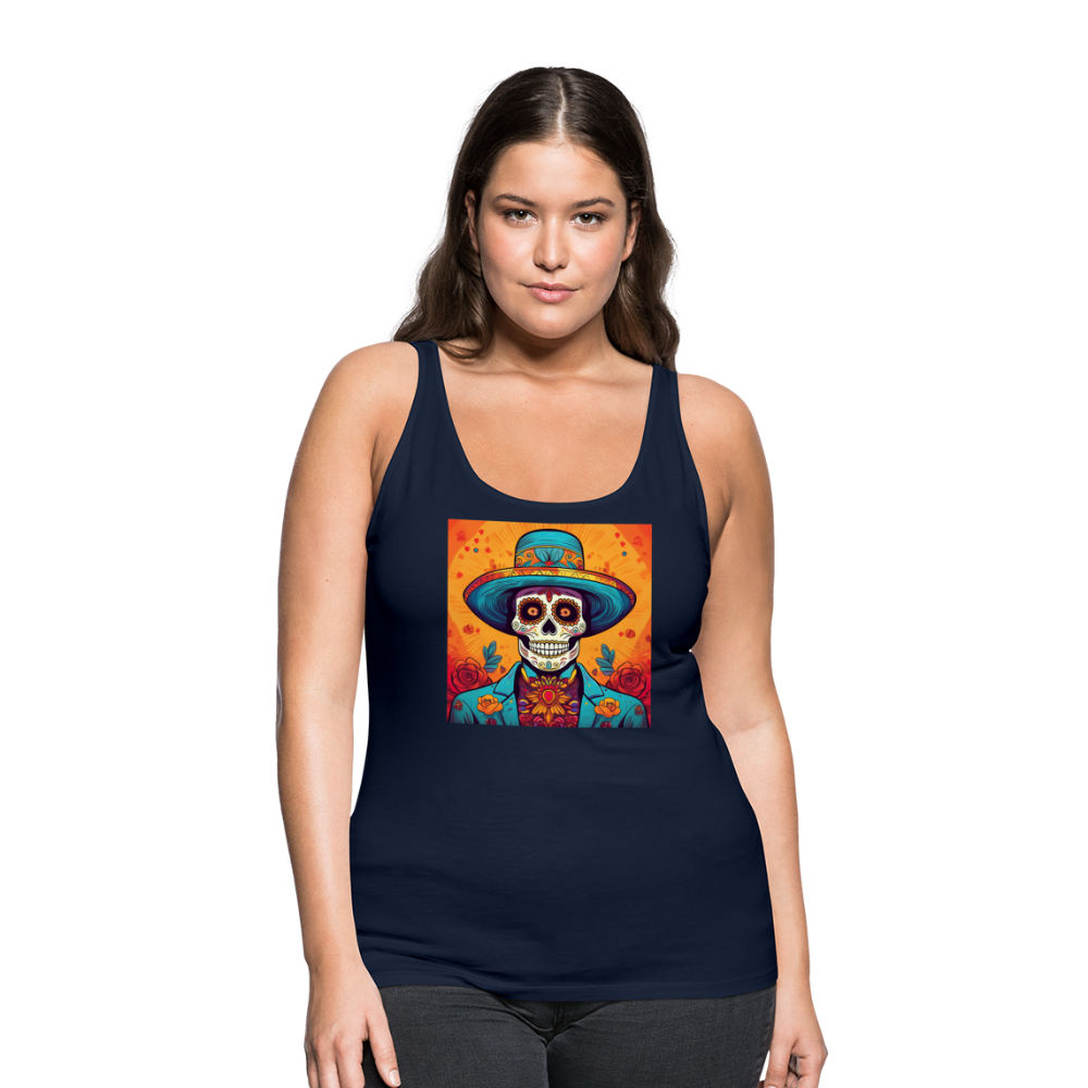 Tanktop Ladies Mexico "Hombre Muerto" - Navy
