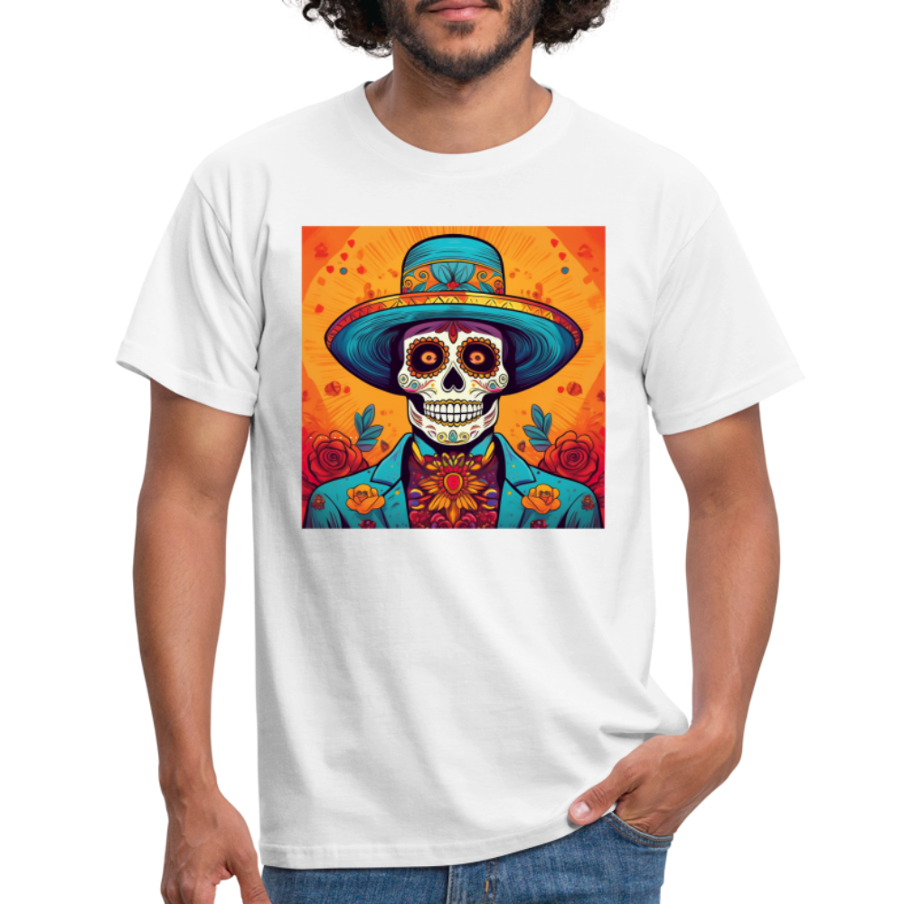 T-Shirt Mexico "Hombre Muerto" - Weiß