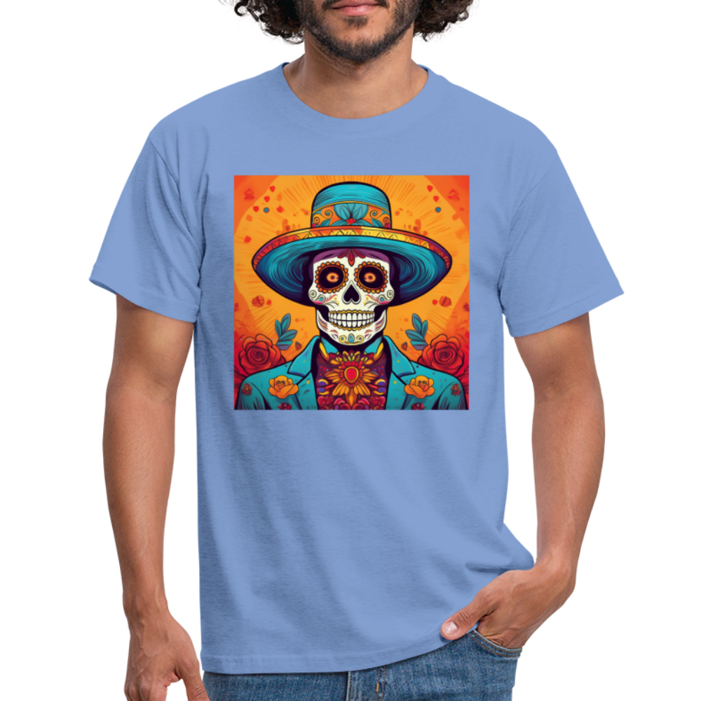 T-Shirt Mexico "Hombre Muerto" - carolina blue
