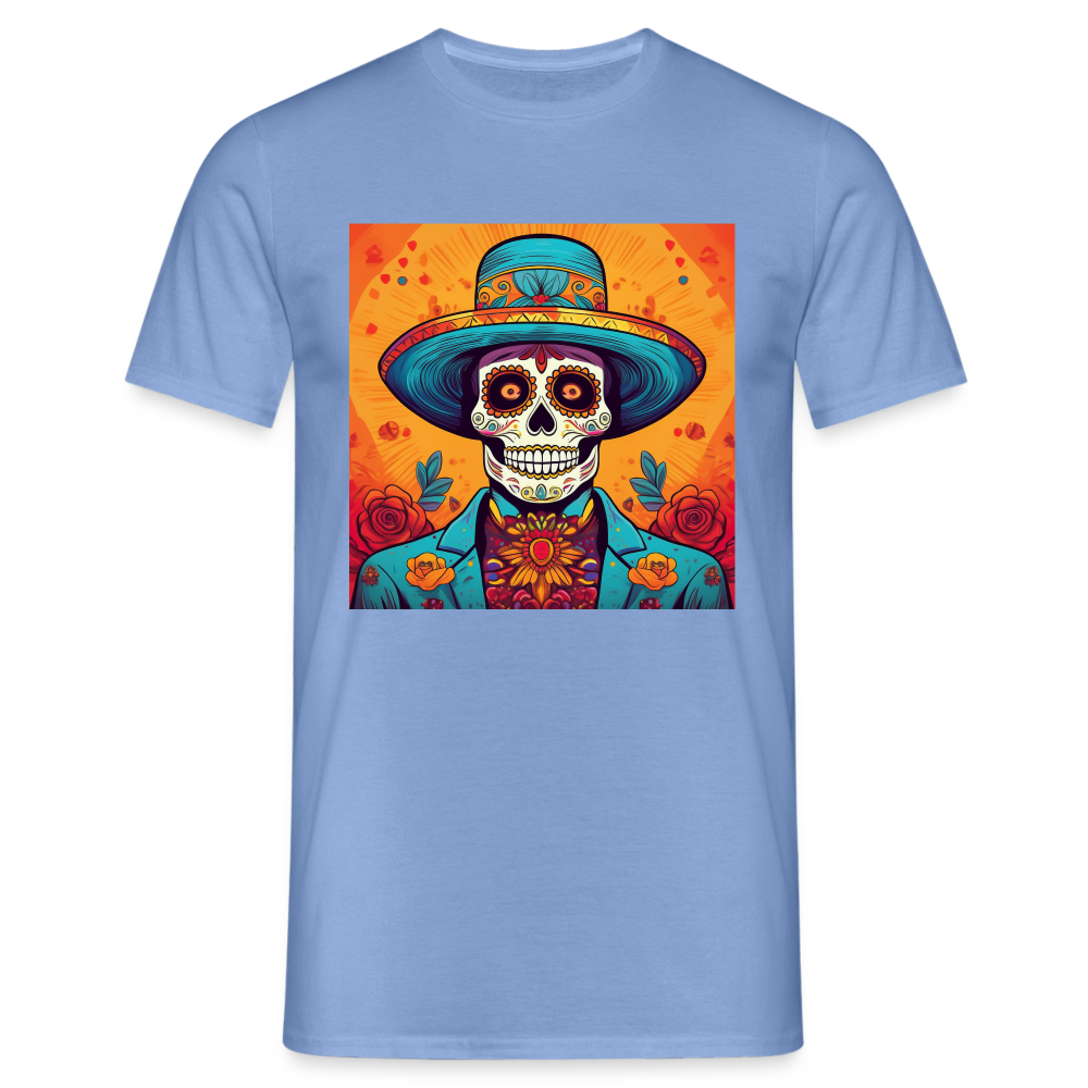 T-Shirt Mexico "Hombre Muerto" - carolina blue