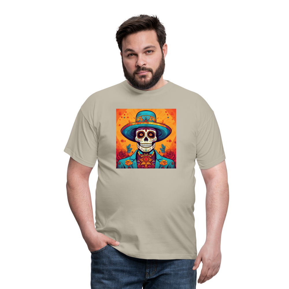 T-Shirt Mexico "Hombre Muerto" - Sandbeige