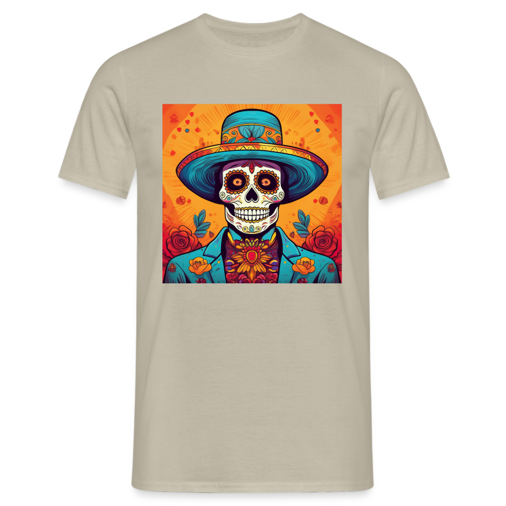T-Shirt Mexico "Hombre Muerto" - Sandbeige