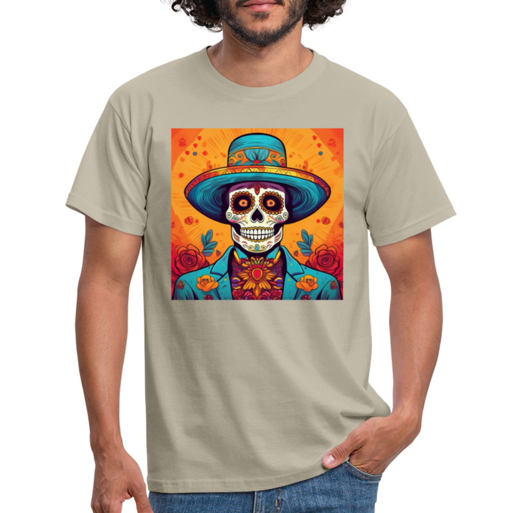 T-Shirt Mexico "Hombre Muerto" - Sandbeige