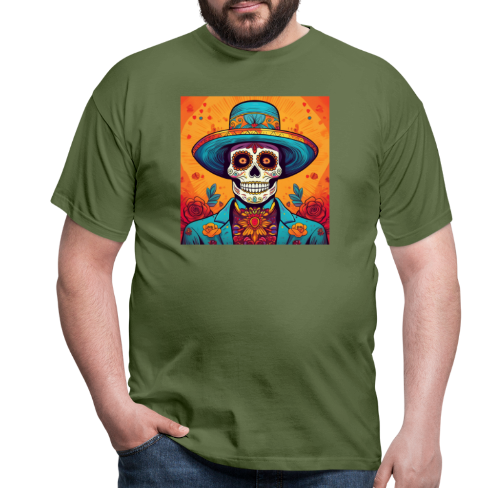 T-Shirt Mexico "Hombre Muerto" - Militärgrün