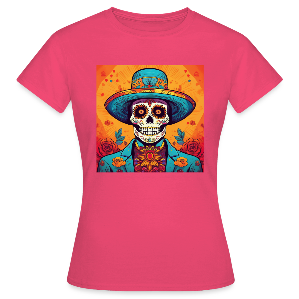 T-Shirt Ladies Mexico "Hombre Muerto" - Azalea