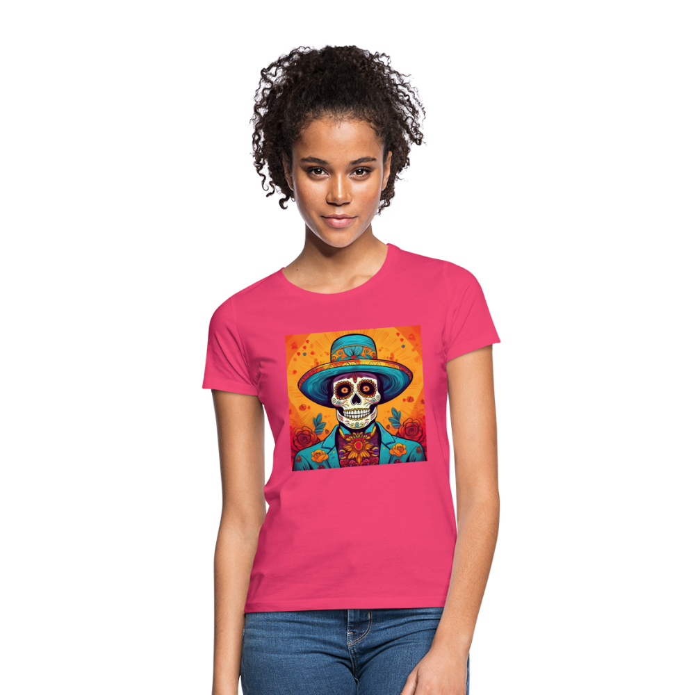 T-Shirt Ladies Mexico "Hombre Muerto" - Azalea