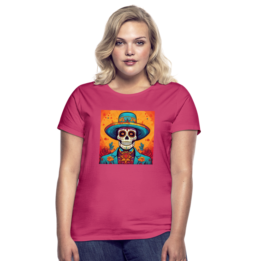 T-Shirt Ladies Mexico "Hombre Muerto" - Azalea