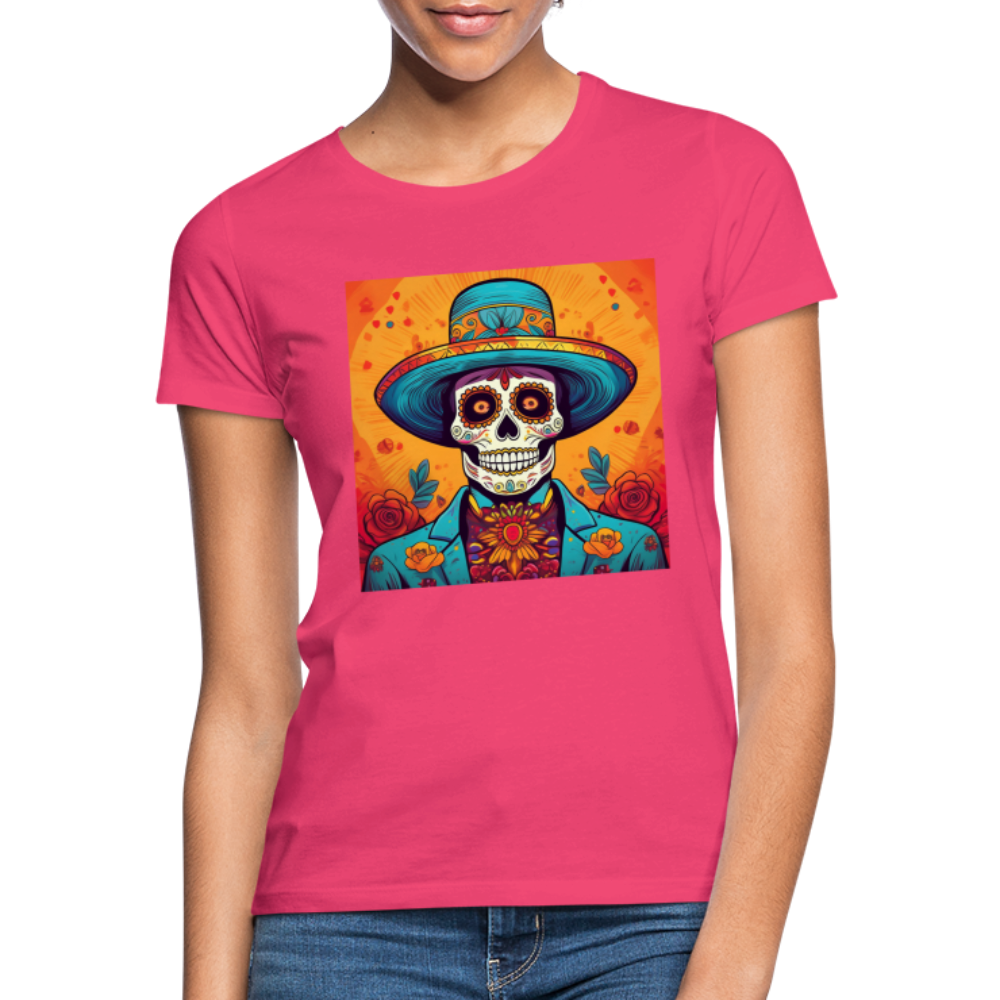 T-Shirt Ladies Mexico "Hombre Muerto" - Azalea