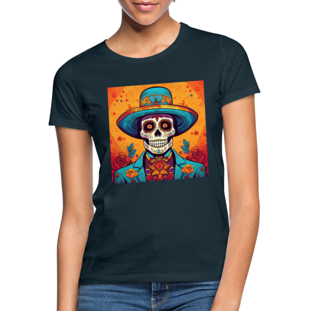 T-Shirt Ladies Mexico "Hombre Muerto" - Navy