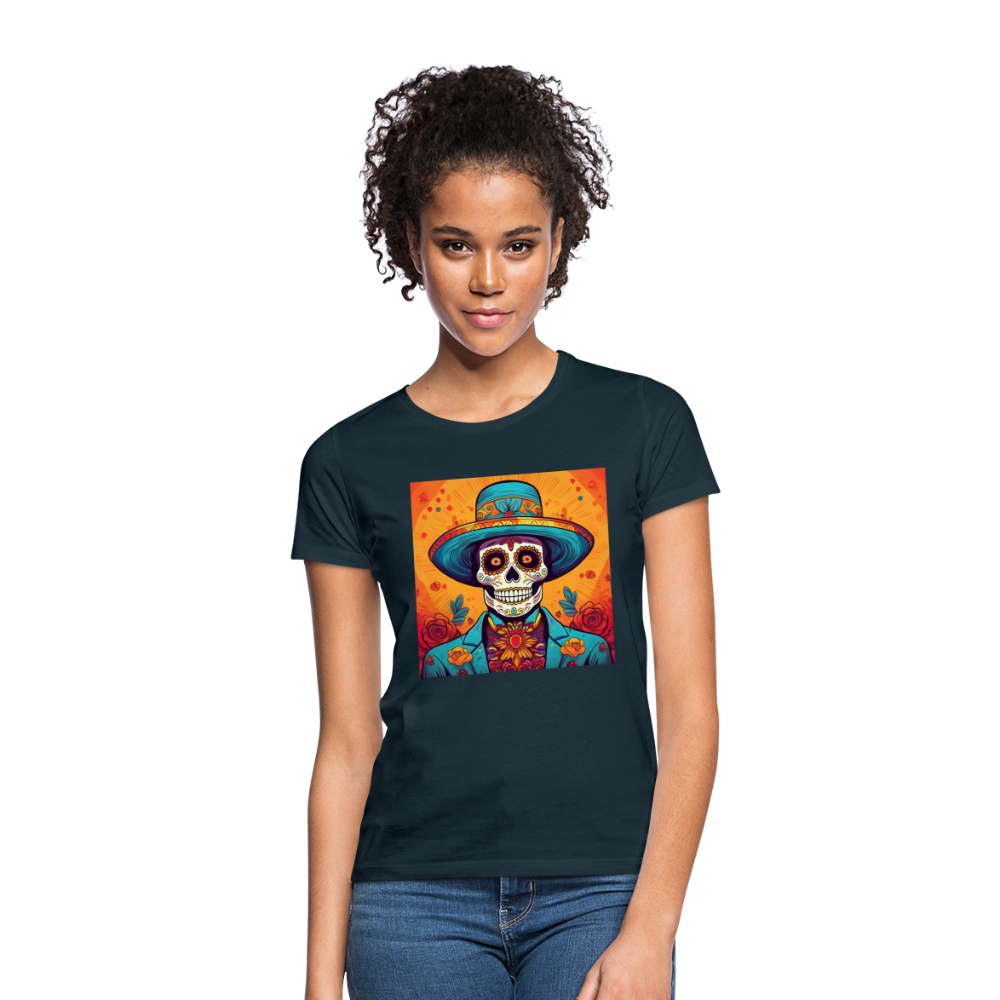 T-Shirt Ladies Mexico "Hombre Muerto" - Navy