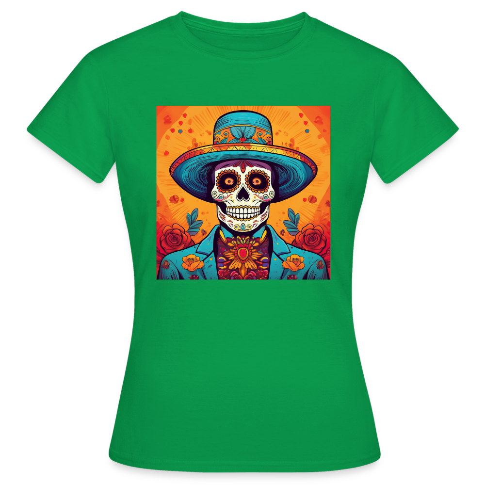 T-Shirt Ladies Mexico "Hombre Muerto" - Kelly Green