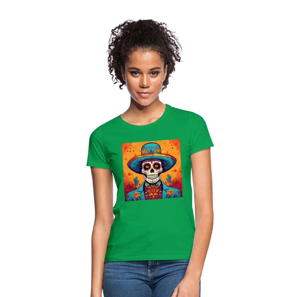 T-Shirt Ladies Mexico "Hombre Muerto" - Kelly Green