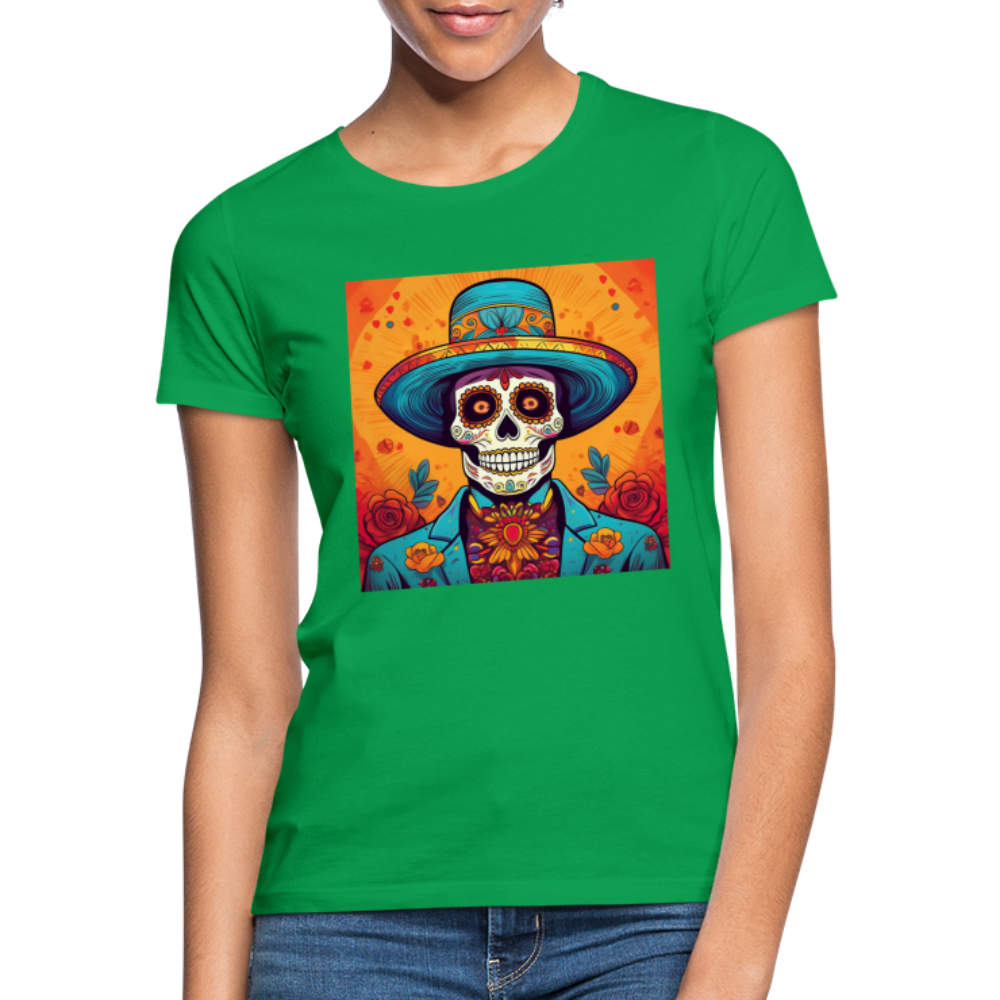 T-Shirt Ladies Mexico "Hombre Muerto" - Kelly Green