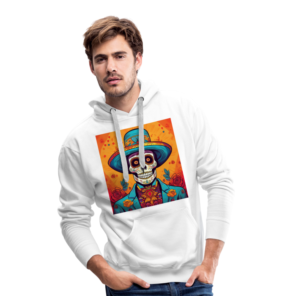 Hoodie Mexico "Hombre Muerto" - Weiß
