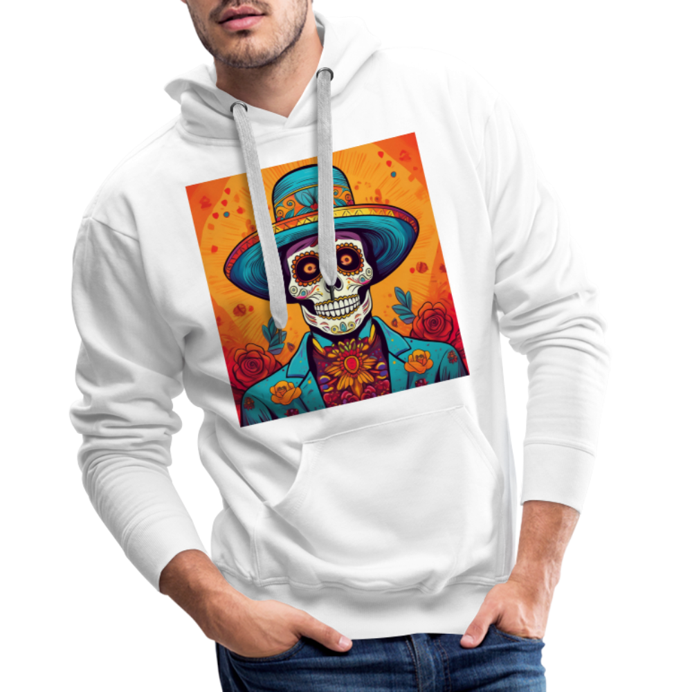 Hoodie Mexico "Hombre Muerto" - Weiß