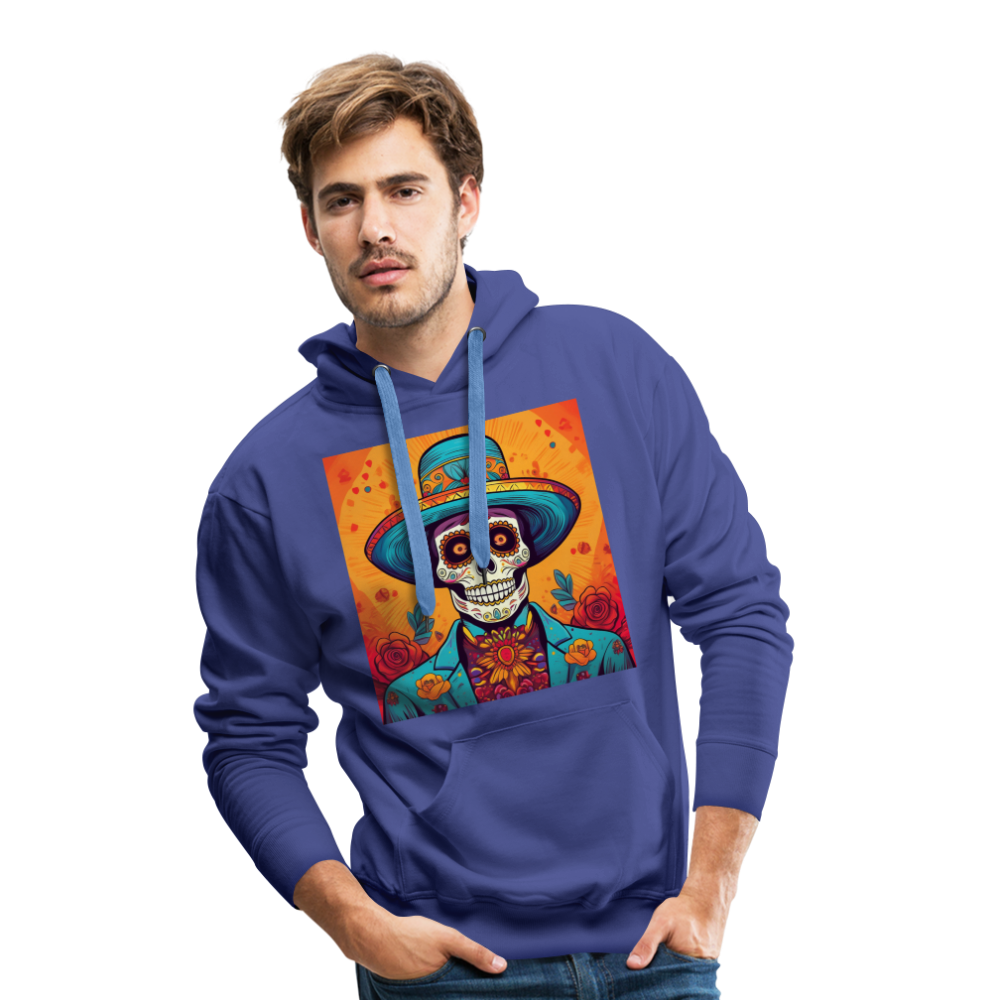 Hoodie Mexico "Hombre Muerto" - Königsblau