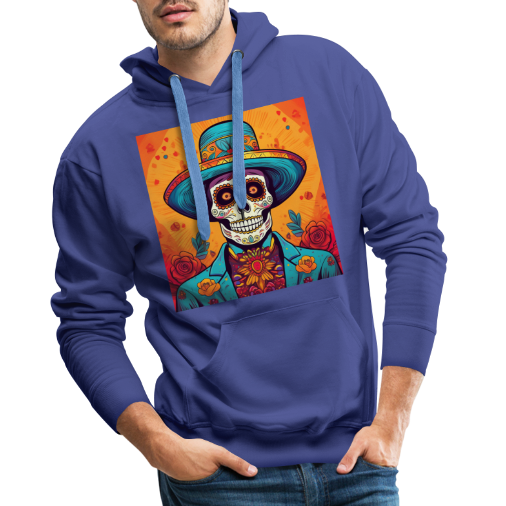 Hoodie Mexico "Hombre Muerto" - Königsblau