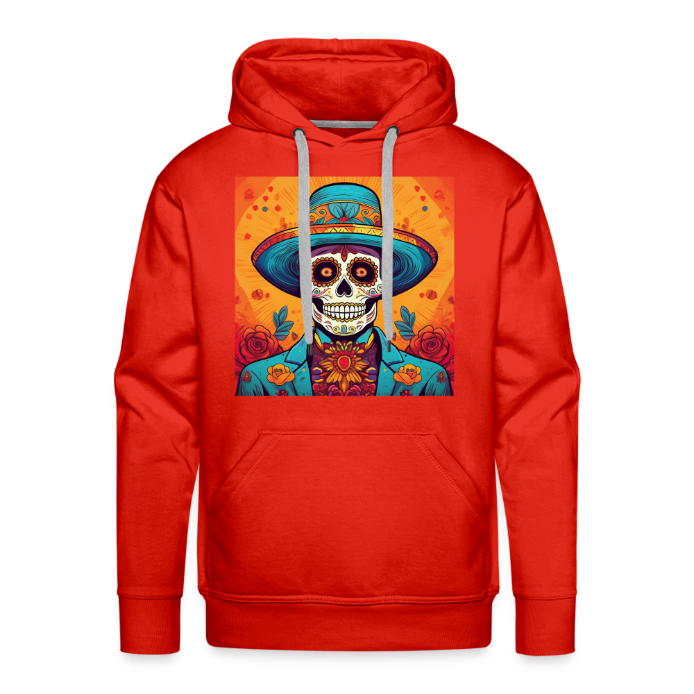 Hoodie Mexico "Hombre Muerto" - Rot