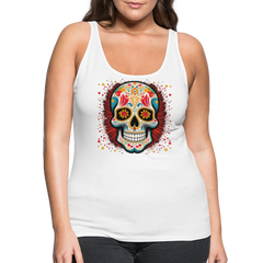 Tanktop Ladies Mexico "Craneo Dos" - Weiß