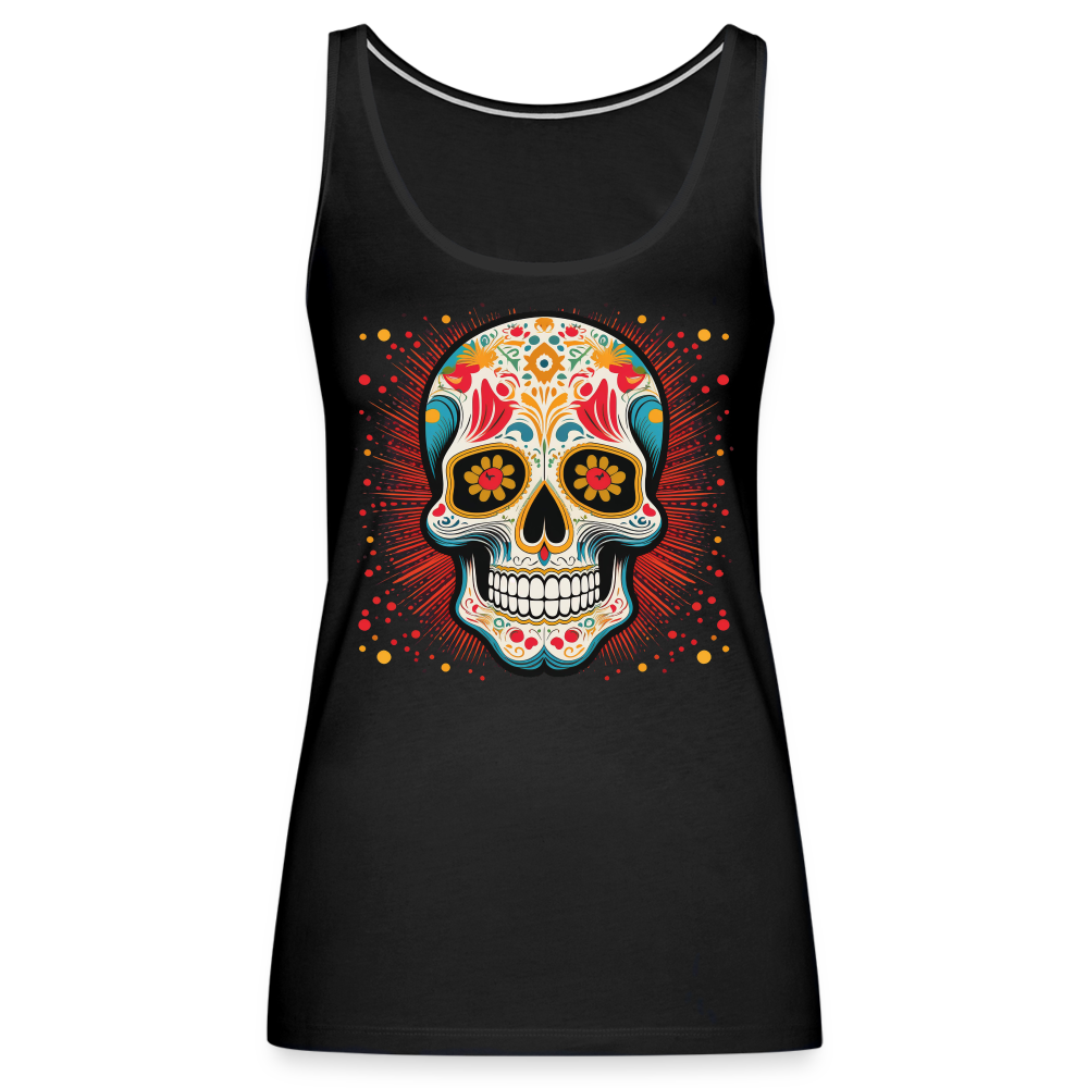 Tanktop Ladies Mexico "Craneo Dos" - Schwarz