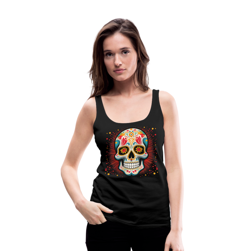 Tanktop Ladies Mexico "Craneo Dos" - Schwarz